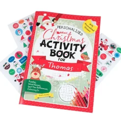 Personalised Christmas Activity Book