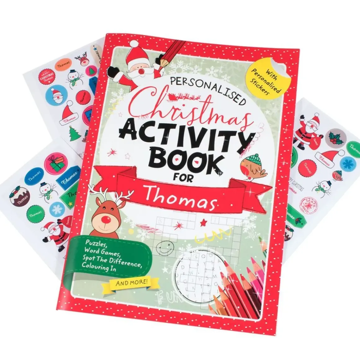 Personalised Christmas Activity Book