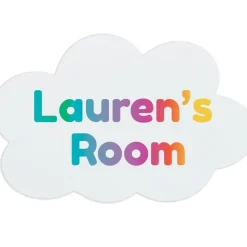 Personalised Cloud Name Plaque