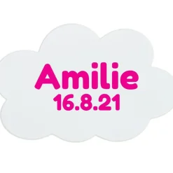 Personalised Cloud Name Plaque