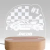 Personalised Crazy Cars LED Light