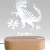 Personalised Dinosaur LED Light
