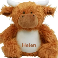 Personalised Highland Cow Soft Toy