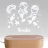 Personalised Mermaids LED Light