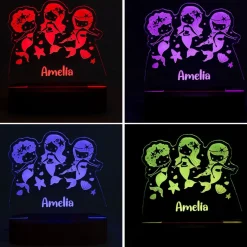 Personalised Mermaids LED Light