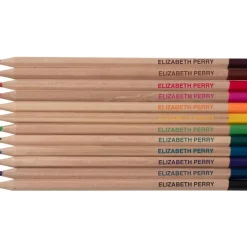 Personalised Natural Wood Colouring Pencils