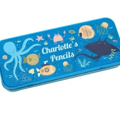 Personalised Pencil Tin - Ocean Life