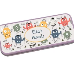 Personalised Pencil Tin - Little Monsters