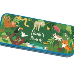 Personalised Pencil Tin - Jungle Safari