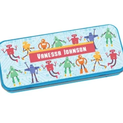 Personalised Pencil Tin - Robots