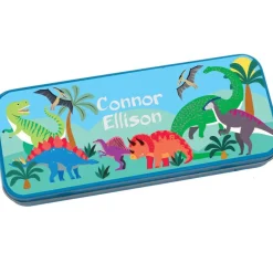 Personalised Pencil Tin - Dinosaurs