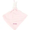 Personalised Pink Rabbit Comforter