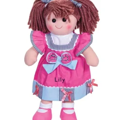 Personalised Rag Doll - Dark Pink