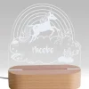 Personalised Rainbow Unicorn LED Light
