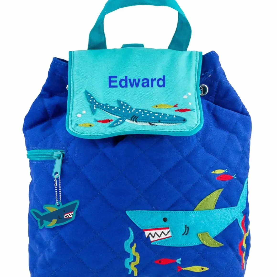 Personalised Shark Quilted Backpack