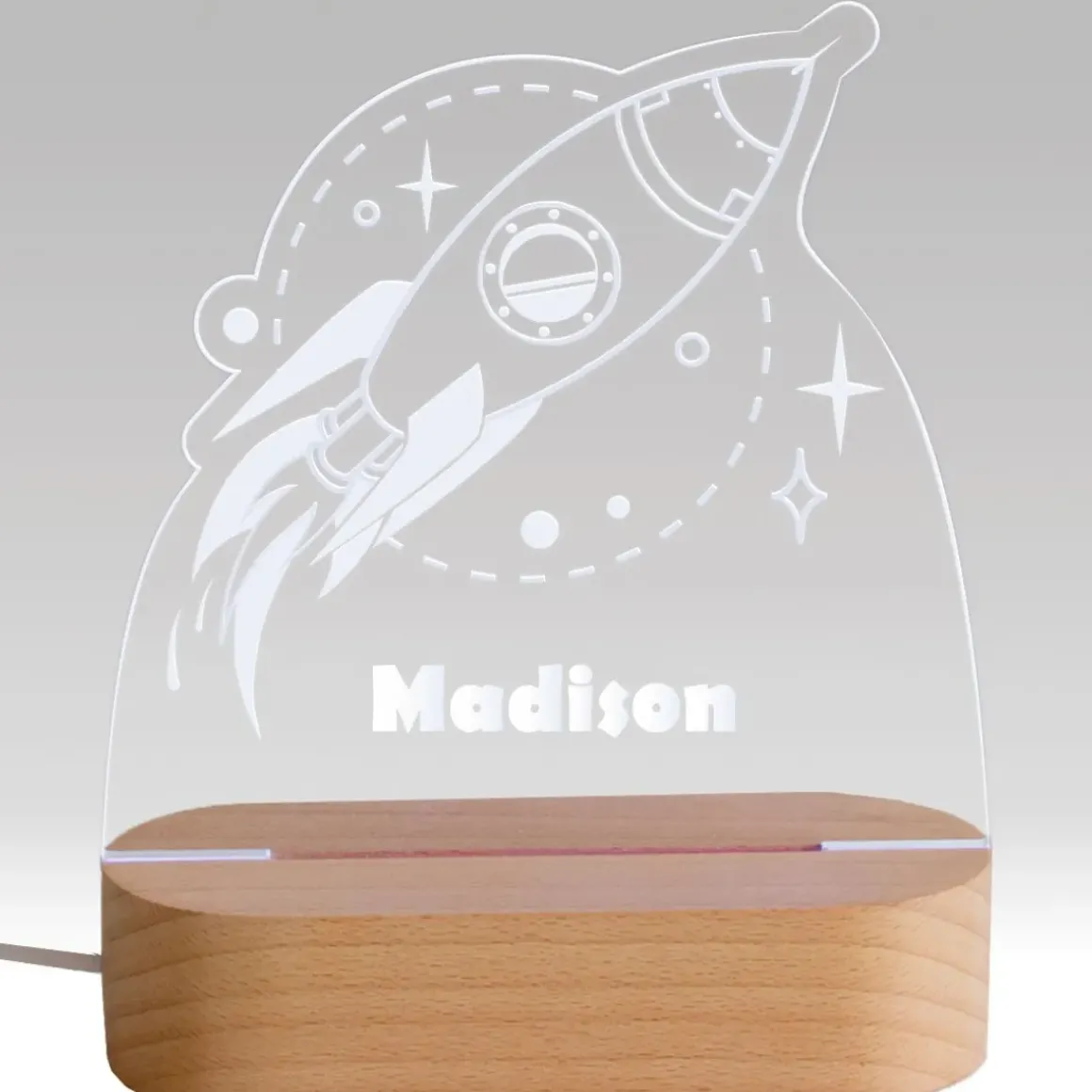 Personalised Space LED Light