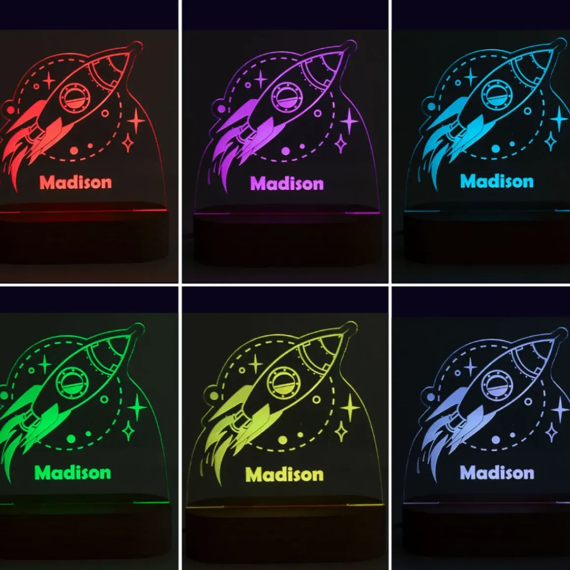 Personalised Space LED Light