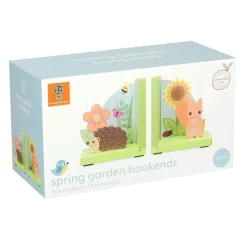 Personalised Spring Garden Bookends