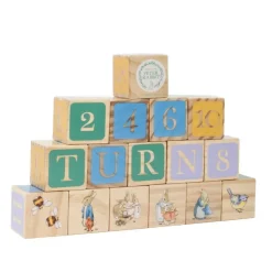 Peter Rabbit Wooden Alphabet Blocks
