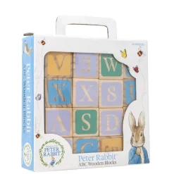 Peter Rabbit Wooden Alphabet Blocks