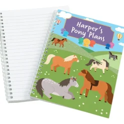 Ponies Personalised Notebook