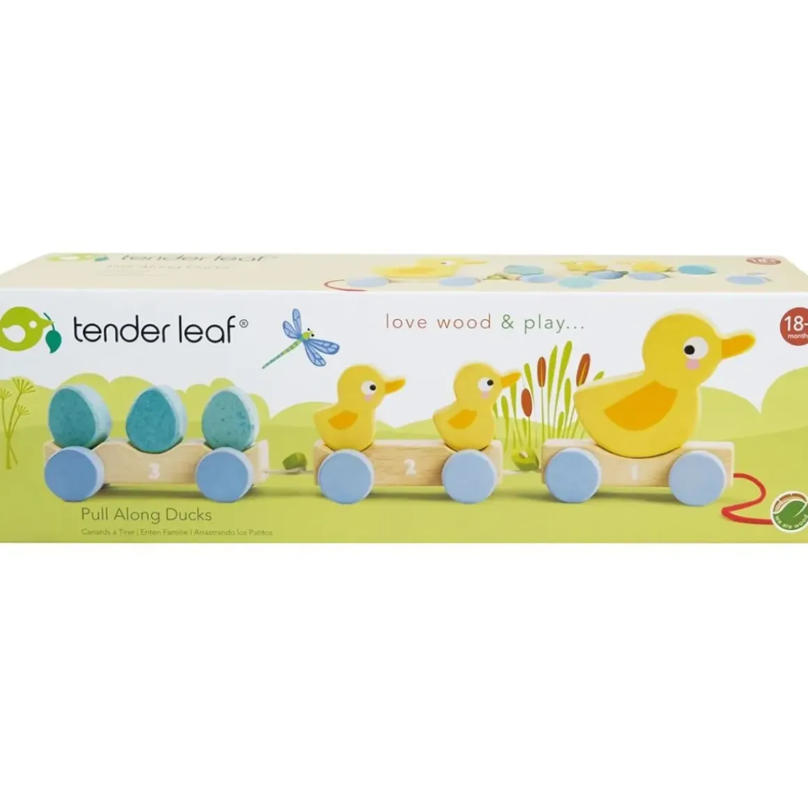 Pull Along Duck Family