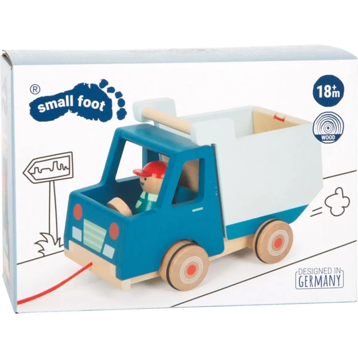Pull Along Dump Truck