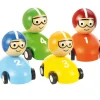 Pull Back Racing Car with Goggled Driver