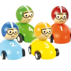 Pull Back Racing Car with Goggled Driver
