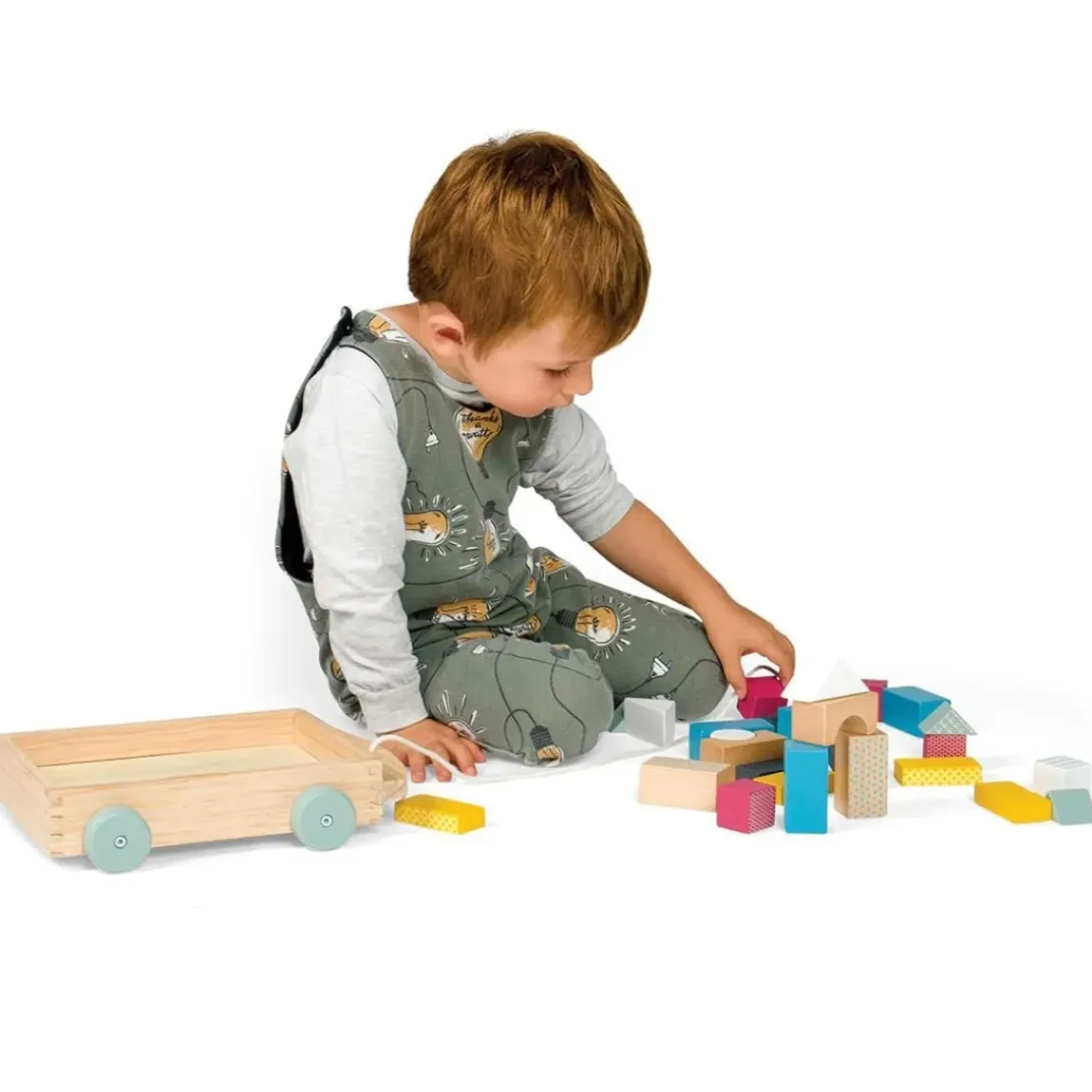 Pull-Along Brick Cart