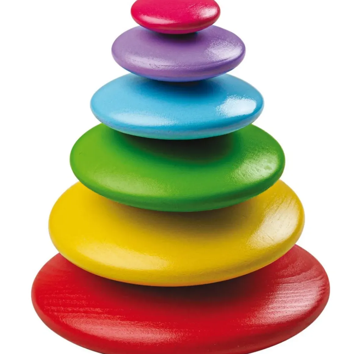 Rainbow Stacking Pebbles