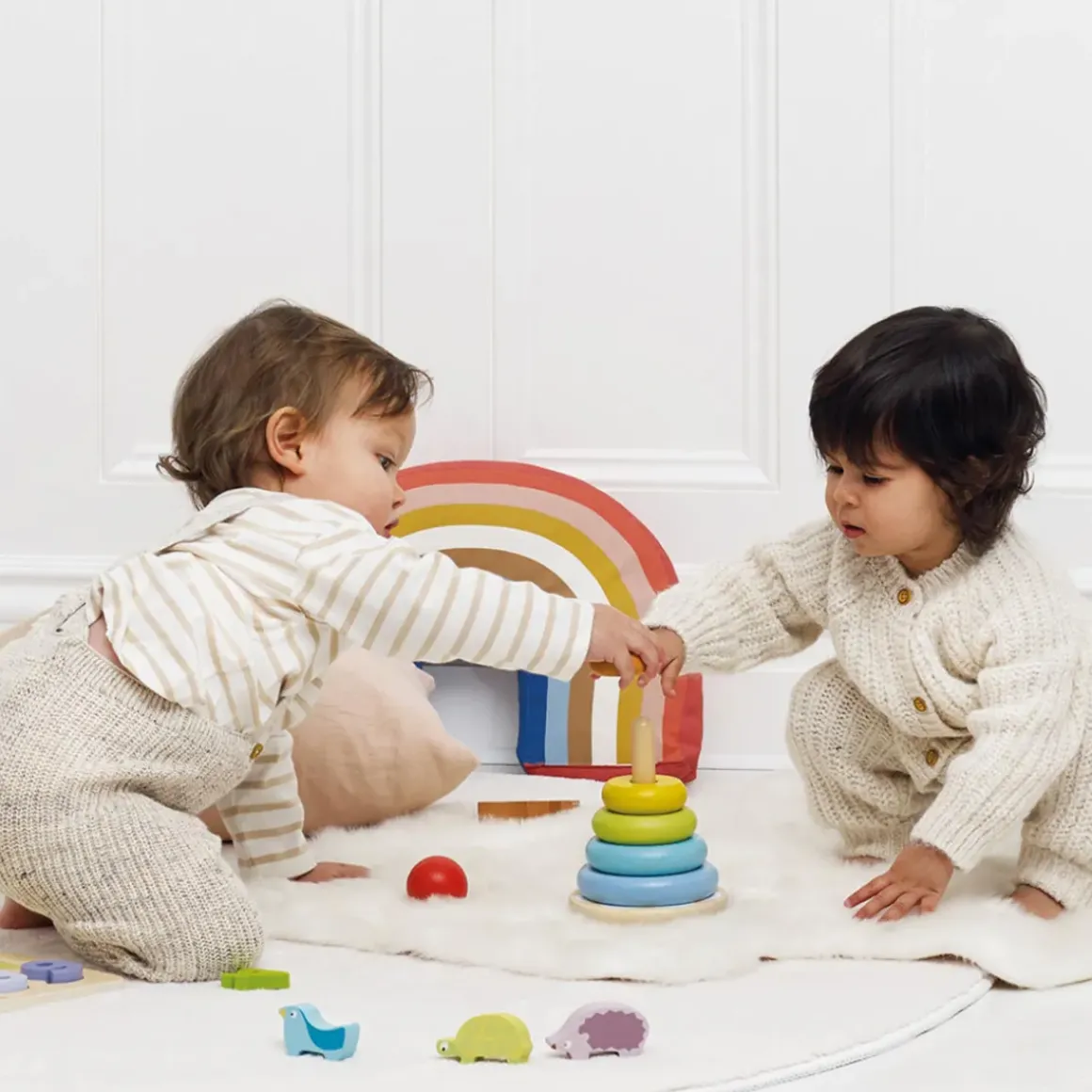 Rainbow Stacking Tower