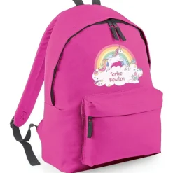 Rainbow Unicorn Personalised Backpack