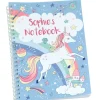 Rainbow Unicorn Personalised Notebook