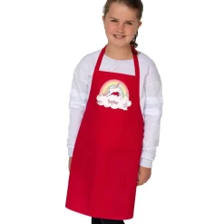 Rainbow Unicorn Personalised Apron - Age 7-10