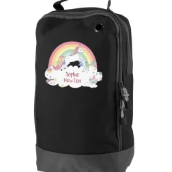 Rainbow Unicorn Personalised Shoe & Boot Bag