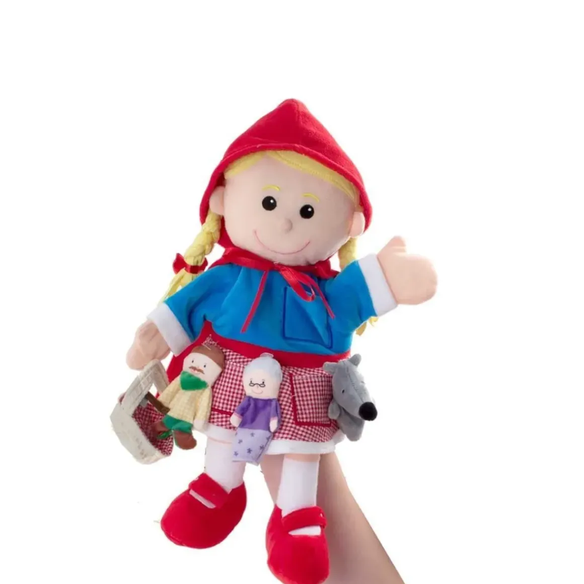 Red Riding Hood Hand & Finger Puppet Set