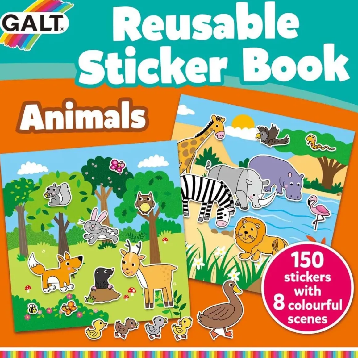 Reusable Sticker Book - Animals