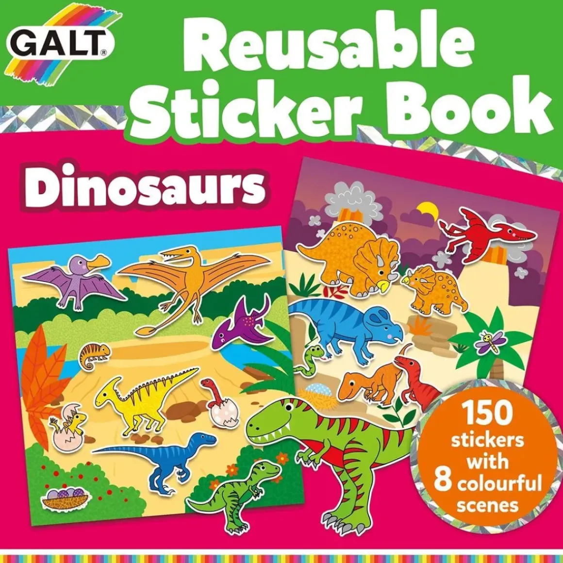 Reusable Sticker Book - Dinosaurs