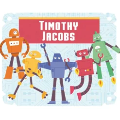 Robots Personalised Apron - Age 3-6