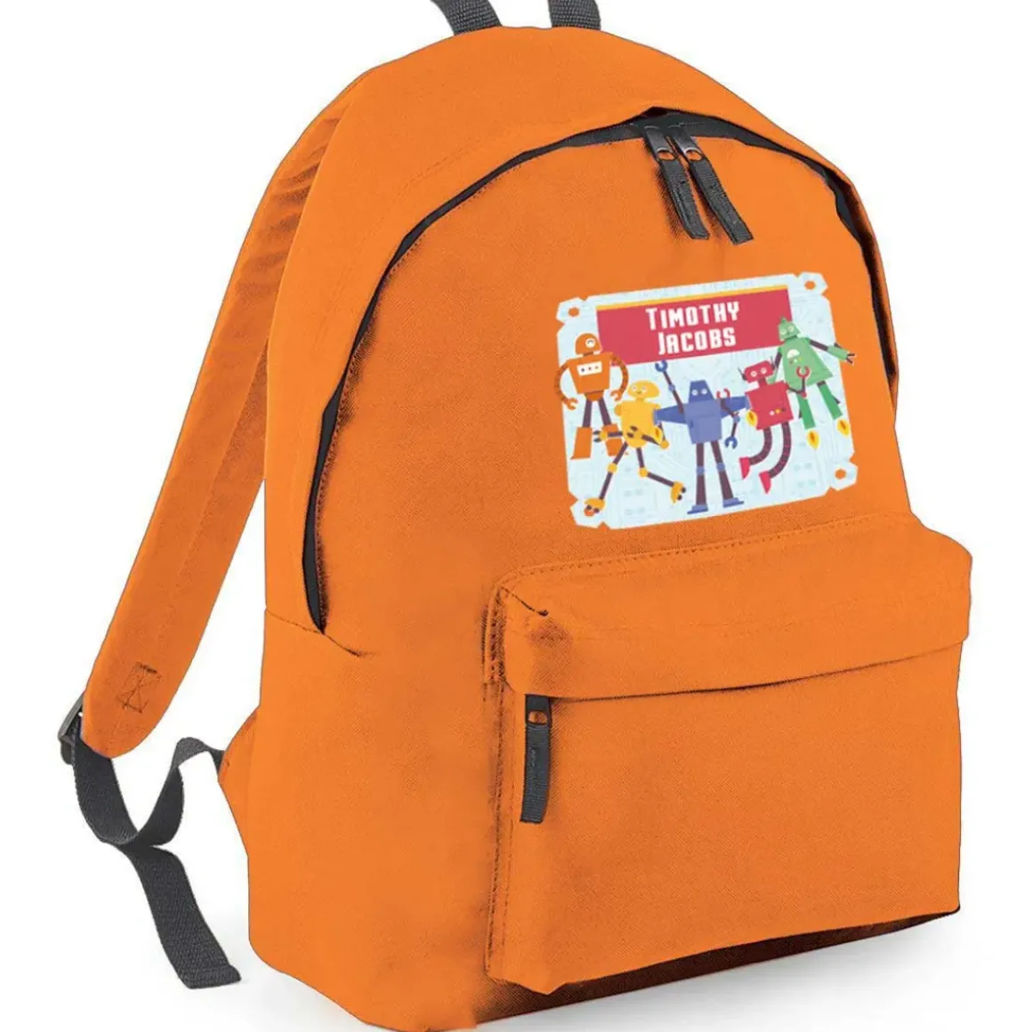 Robots Personalised Backpack
