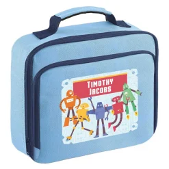 Robots Personalised Lunch Bag