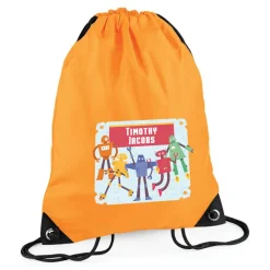 Robots Personalised Swim Bag