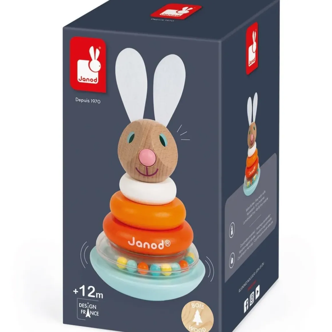 Roly Poly Stacking Rabbit