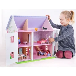 Rose Cottage Dolls House and Furniture