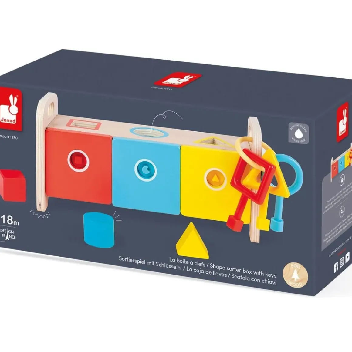 Shape Sorter Box with Keys