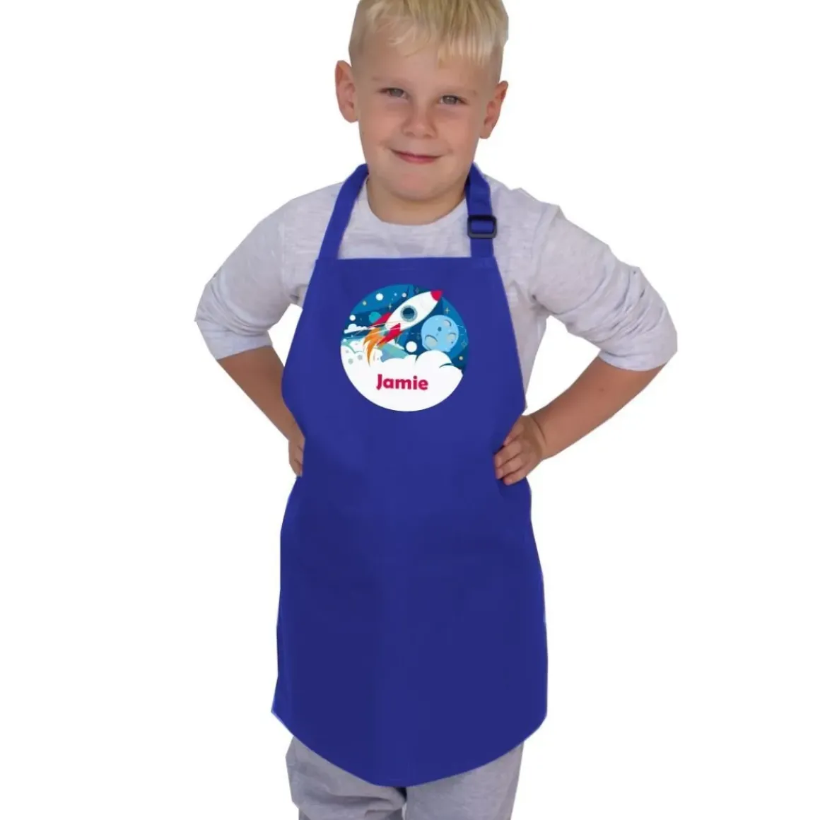 Space Adventure Personalised Apron - Age 3-6