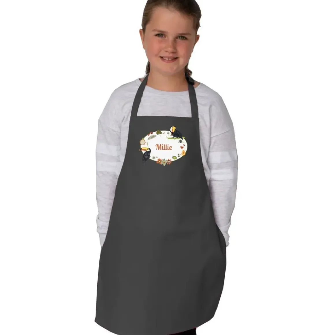 Toucans Personalised Apron - Age 7-10