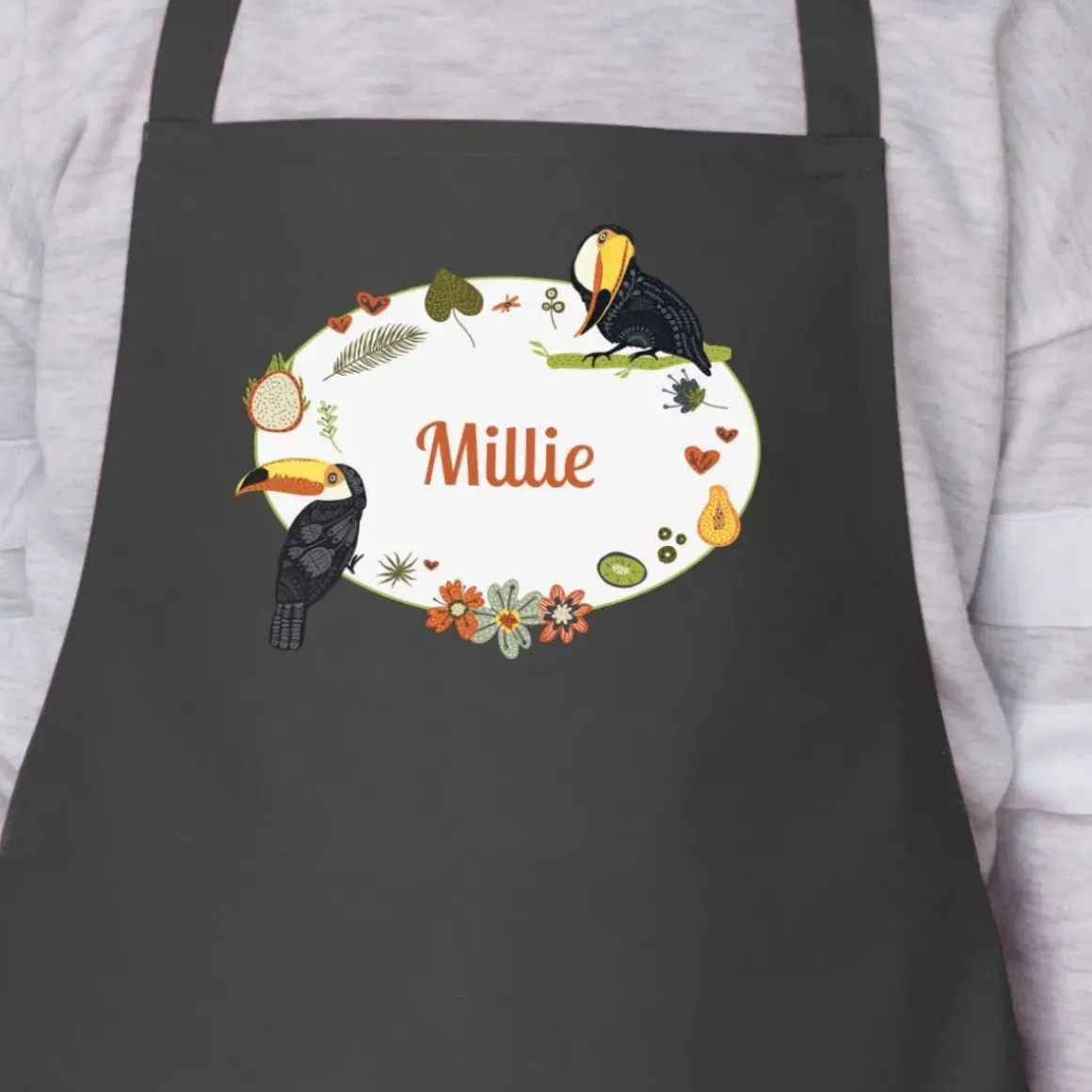 Toucans Personalised Apron - Age 7-10