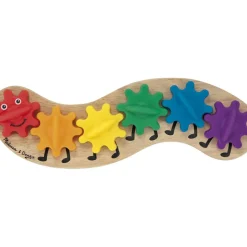 Wooden Caterpillar with Gears